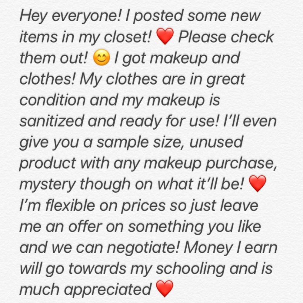 Come check out my closet and leave me an offer!
